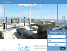 Tablet Screenshot of coxswainprojects.com